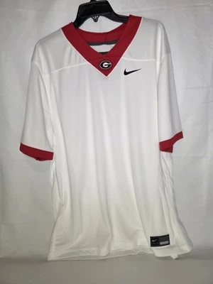 Georgia Bulldogs - Men's NCAA Nike Dri fit Blank Football Jersey XL NEW w/ Tags - Image 1 of 2