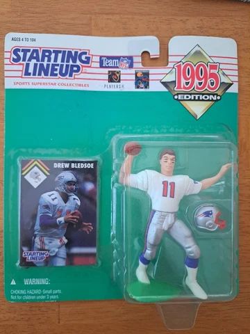 DREW BLEDSOE - Kenner Starting Lineup 1995 Edition- New England Patriots Cover