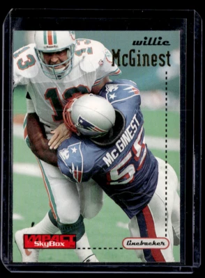 1996 Skybox Impact Football - Willie Mcginest #86 Base - Image 1 of 2