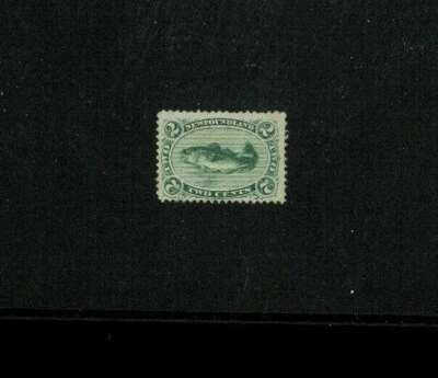 Newfoundland (Canada) #24 OG F-VF. Heavy Hinge Remnant. Cat.125.00 - Image 1 of 2