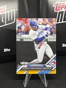 Orelvis Martinez 2024 Topps Now Blue Jays 1. Hit RC 21. Juni #325 Gold 1/1 - Bild 1 von 3