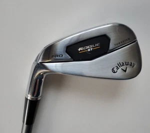 Golf Club Left Hand 7 Iron Callaway Rogue ST Mid Kick-Mid Torque DEMO - Picture 1 of 4