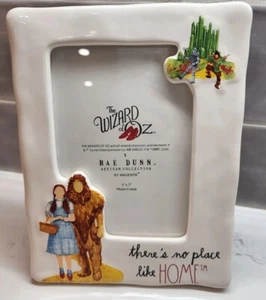 Rae Dunn ~  Wizard Of Oz ~ " There's No Place Home" ❤  Ceramic Picture Frame~New - Picture 1 of 6