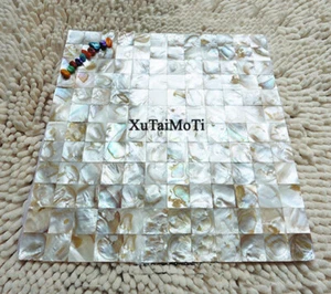 Fashion shell mosaic mother of pearl kitchen backsplash bathroom wall pool tile - Picture 1 of 6