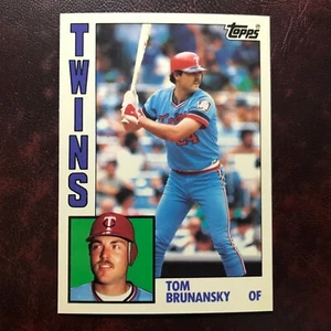 1984 Topps TIFFANY Set TOM BRUNANSKY#447 TWINS ** MINT ** HIGH GRADE ** - Picture 1 of 2