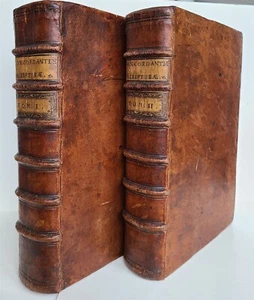 1733 BIBLE CONCORDANCE 2 volumes in LATIN antique MASSIVE FOLIO - Picture 1 of 11