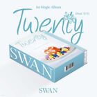 Swan Purple Kiss 1. Single Album [Zwanzig] Kassettenband + Text + 12p Karte + Aufkleber