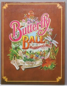 Vtg 1975 The Butterfly Ball And The Grasshoppers Feast Alan Aldridge Hard Cover - Picture 1 of 6