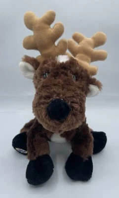 Ganz Webkinz Reindeer Beanbag Plush Stuffed Animal Brown Deer HM137 Toy NO CODE  - Image 1 of 4