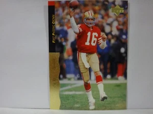 "Los primeros años" de Joe Montana 1995 mazo superior tarjeta #16_ Primera corona que pasa - Imagen 1 de 2