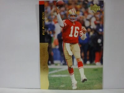 JOE MONTANA 1995 Upper Deck "The Early Years" Card #16_ First passing Crown - Image 1 of 2