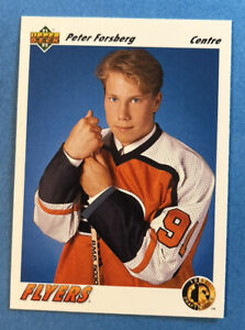 Peter Forsberg RC 1991-92 Upper Deck French #64 Rookie Philadelphia Flyers NHL