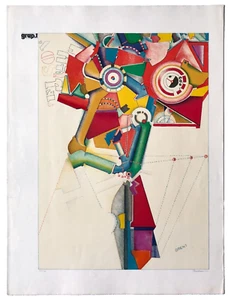 Karl Hagedorn 1974 Signed Numbered Limited Edition Color Lithograph - Bild 1 von 4