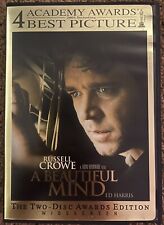 A Beautiful Mind - The Two Disc Award Edition Russell Crowe ~Very GOOD DVD