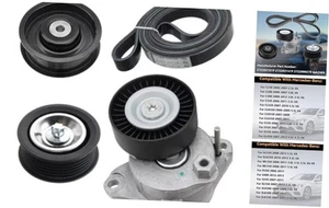 Engine Drive Belt Tensioner & Idler Pulley Belt Tensioner Kit for Mercedes  - Picture 1 of 8
