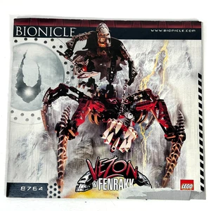 Manual Only* Lego Bionicle: Vezon & Fenrakk (8764) Instruction - Picture 1 of 3