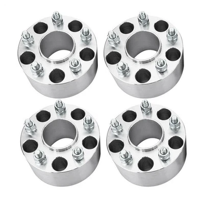 4 HUBCENTRIC WHEEL SPACERS For CHEVY CAMARO CORVETTE S-10 5X4.75 3 INCH 12X1.5 - Image 1 of 4