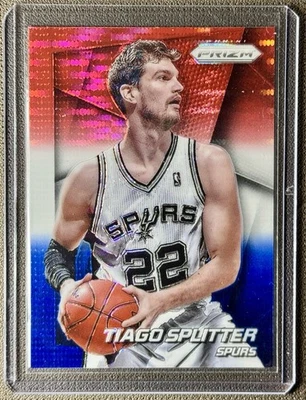 2014-15 Panini Prizm Red White & Blue Pulsar Prizm #24 Tiago Splitter Spurs - Image 1 of 2