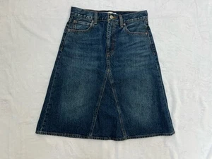 Aritiza Denim Forum The 90s Midi Jeansrock Gr. 27 Dark Wash - Bild 1 von 10