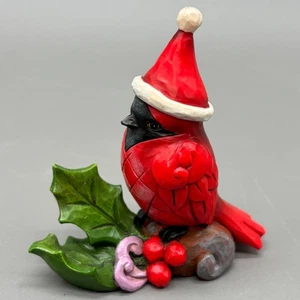 Jim Shore Heartwood Creek Weihnachten Kardinal Vogel Figur 4053826 Weihnachtsmütze 3" - Bild 1 von 10