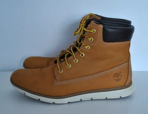 Brown nubuck lace up boys fashion ankle chukka boots size 5 (38) Timberland - Picture 1 of 6