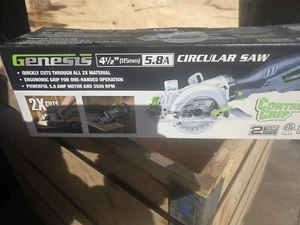 Genesis 5.8 Amp 4 1/2 Inch Circular Saw NEW - Picture 1 of 4