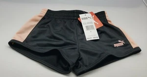 Girl Puma Shorts Size 4 with tags new! Black and pink. - Picture 1 of 6