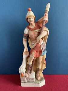 Statue De Saint Florian - Objet Religieux - Décoration - Collection - 42 Cm