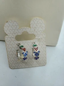 Pendientes de corazón de piedras preciosas de Disney Mickey Mouse - Imagen 1 de 3