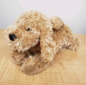 Gund Peluche Cucciolo Cane con Nome 40815 Barky Tan Marrone Dorato Rosso Collare Retreiver 10" - Foto 1 di 11
