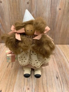 Vintage Handarbeit Lizzie High Holzpuppe 1992 Die Kleinen Geburtstag Party - Bild 1 von 8