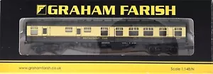 Graham Farish 374-117A Mk1 RU Restaurant Car Coach W1919 in BR Chocolate & Cream - Picture 1 of 3