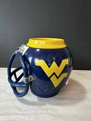 W Virginia Mountaineers Football Helmet Cam Koozie Drink Can Holder/Cup Licensed - Image 1 of 4