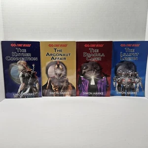 Lot of 4 TIME WARS 6 7 8 9 by Simon Hawke 2015 & 2016 paperback books - Imagen 1 de 6