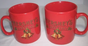Galerie: Hershey's Chocolate: Jumbo Red Christmas Bells Mugs (2): EXC: NR - Picture 1 of 5