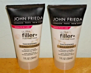 John Frieda Ultra Filler +Thickening Shampoo & Conditioner Travel Size 1 oz each - Picture 1 of 1