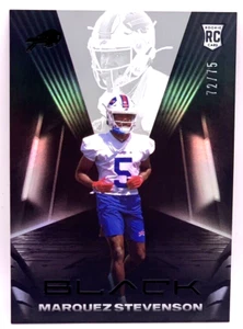 2021 Panini Black #183 Rookie Marquez Stevenson /75 Bills - Picture 1 of 2