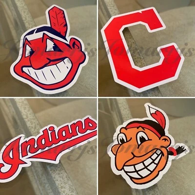 Cleveland Indian Baseball Logo MLB Sticker Decal chief wahoo 2-18" waterproof