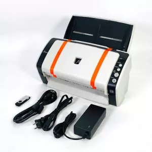 Fujitsu FI-6130Z Duplex Color Scanner NEW Rollers Trays AC Adapter Setup Drivers - Picture 1 of 9