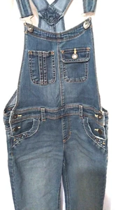 Girls Overalls, Blue Denim, Size 10/12 - Picture 1 of 11