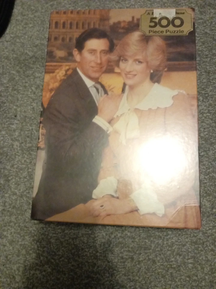 Their Royal Highnesses Prince And Princes Of Wales Jigsaw Puzzle Vintage - Image 1 of 1