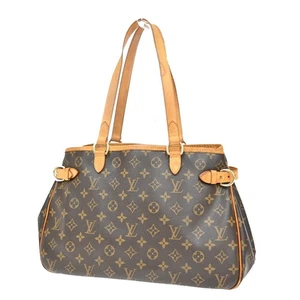 LOUIS VUITTON Batignolles Horizontal Shoulder Bag Monogram Brown M51154 73EF380 - Picture 1 of 16
