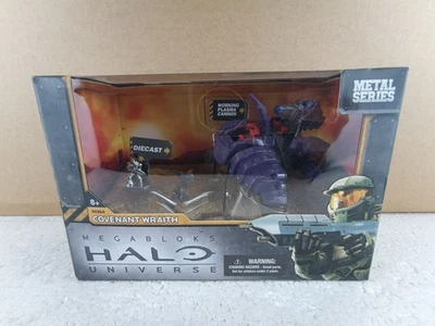 Mega Bloks Halo Covenant Wraith Metal Series 96964 Diecast Set Rare New! - Image 1 of 4