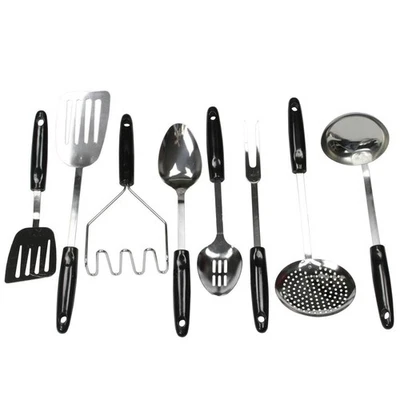 Chef Craft 8 Piece Select Stainless Steel Kitchen Tool and Utensil Set - Image 1 of 3