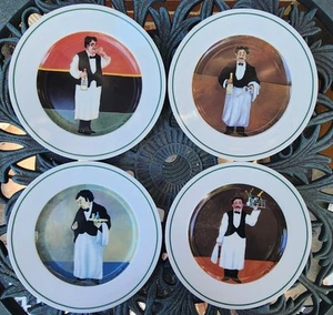 4 Williams-Sonoma Sommelier Guy Buffet Salad Plates 7 3/4". Japan - Picture 1 of 14