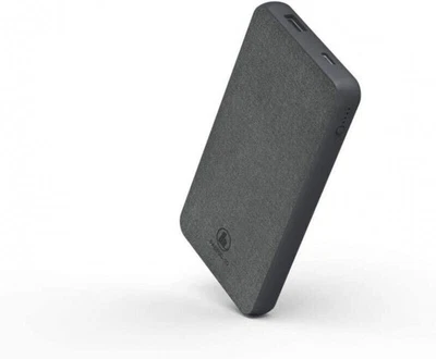 Hama Powerbank Fabric 10 10.000mAh - USB-A/USB-C Power Pack - Akkupack - Bild 1 von 2
