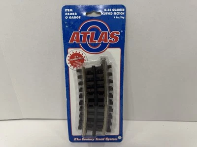 Atlas O 6068 O-36 1/4 quarter curve section track 4-pack NEW - Image 1 of 2