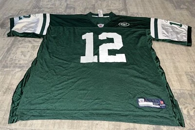 Camiseta deportiva vintage de los New York Jets de la NFL Reebok Joe Namath Throwbacks talla 3XL XXXL PARA HOMBRE Foto 1 de 4