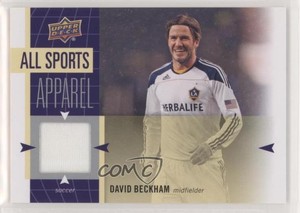 2011 Upper Deck World of Sports All-Sport Apparel David Beckham #AS-DB
