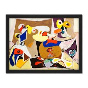 Gorky Arshile After Khorkom Abstract Painting Large Framed Art Print - Bild 1 von 25